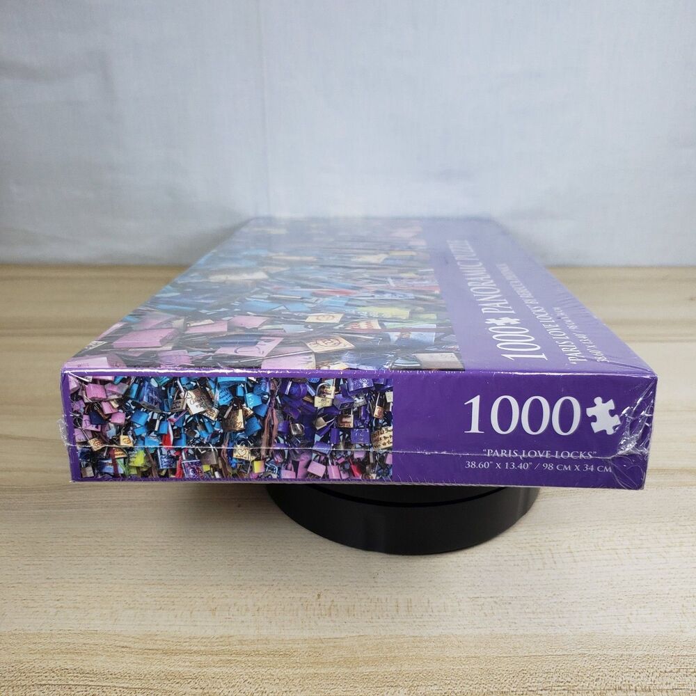 Andrews + Blaine LTD, #2844 Paris Love Locks Panorama Puzzle, 1000 Pieces New - Picture 8 of 16